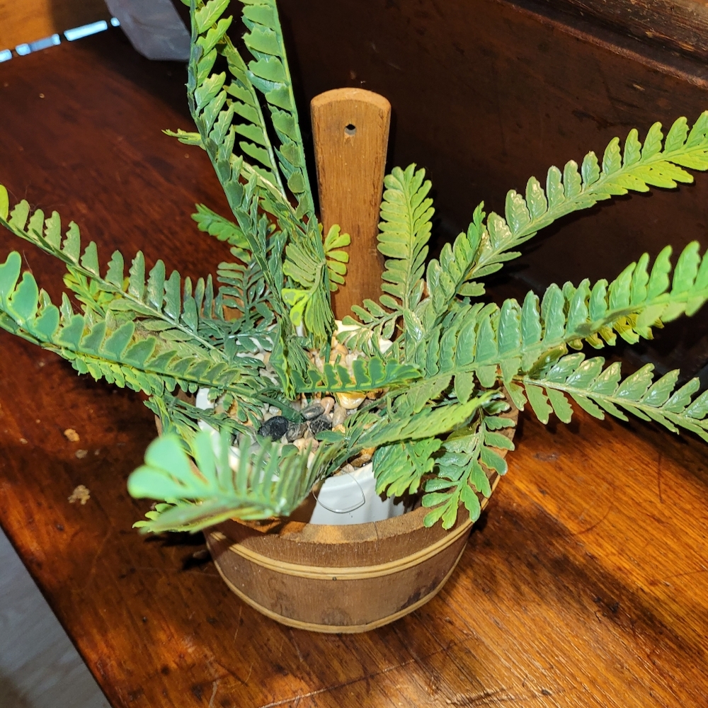 Vintage Wooden Bucket